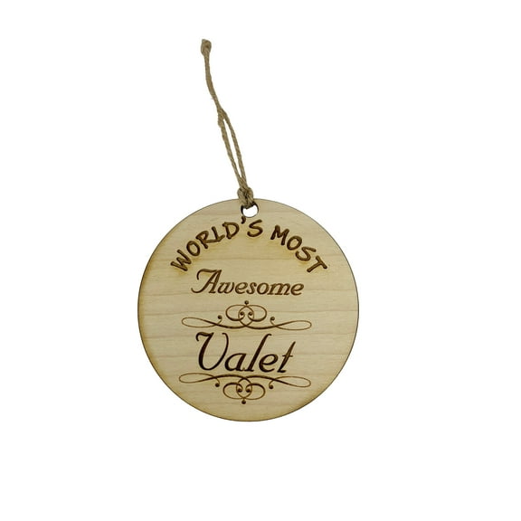 Worlds most Awesome Valet - Ornament