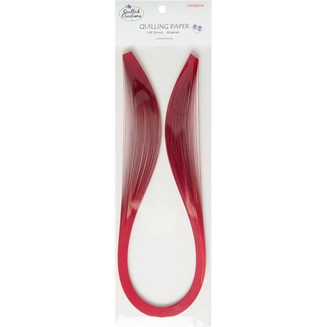 Quilled Creations Quilling Paper .125" 50/PkgCrimson