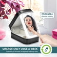 thumbnail image 4 of LED Makeup Mirror Bag with Lights, Portable Cosmetic Storage Case - 3 Colors, 4 of 5