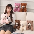 thumbnail image 2 of Preciosa serie de osos de peluche para niñas, juguete suave y bonito con lazo y cuentas, muñeca para niños, regalo de cumpleaños para el Día de San Valentín zhangyuxiang LED, 2 of 2