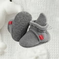 thumbnail image 4 of Newborn Baby Boys Girls Plush Boots Fall And Winter Walking Shoes For Babies Baby Shoes Baby Shoes Children'S Non-Slip Shoes Baby Walking Shoes Newborn To 24 Months, 4 of 4