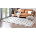 thumbnail image 3 of Rugs.com Athena Shag Collection Rug – 2' 2 x 3' Ivory Shag Rug Perfect For Entryways, Kitchens, Breakfast Nooks, Accent Pieces, 3 of 9