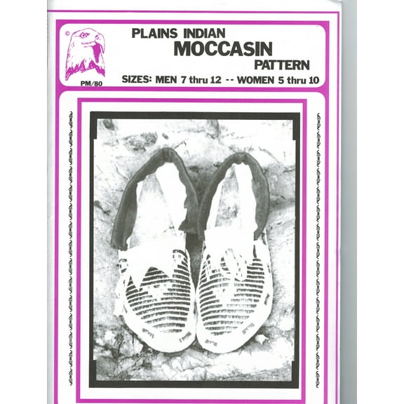 Plains Indian Moccasin Pattern