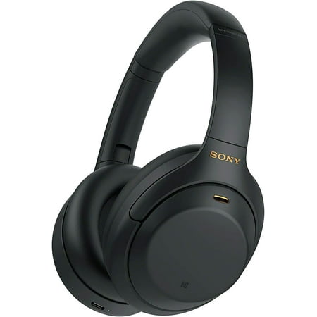 Sony WH-1000XM4 Noise Cancelling Wireless Headphones - 30hr Battery Life - Over Ear Style - Optimised for Alexa and Google Assistant - Built-in mic for Calls - Black