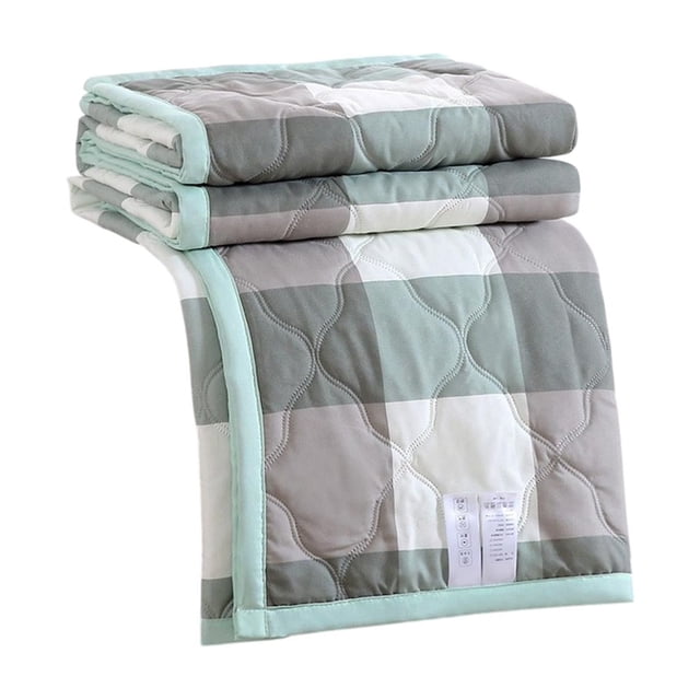 Edredón fresco de verano, lavable, fino, transpirable y ligero, de algodón suave, ideal para dormitorios y noches calurosas de verano. Una alternativa perfecta a la manta individual para estudiantes.
