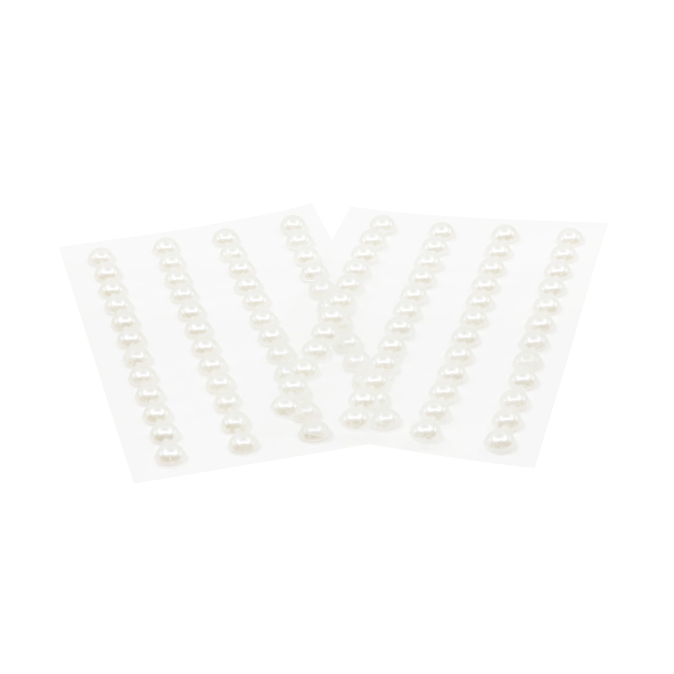Hello Hobby Accessories Adhesive Pearls White, 96 piece