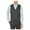 Grey - charcoal, variant on Perry Ellis Mens Washable Five Button Vest, Grey, X-Large
