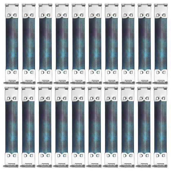 20Pcs Metal Internal Flex Frames Kiss Clasp, Purse Frame Coin Handbag Hinges Clip Bag Kiss Lock Purse Frame