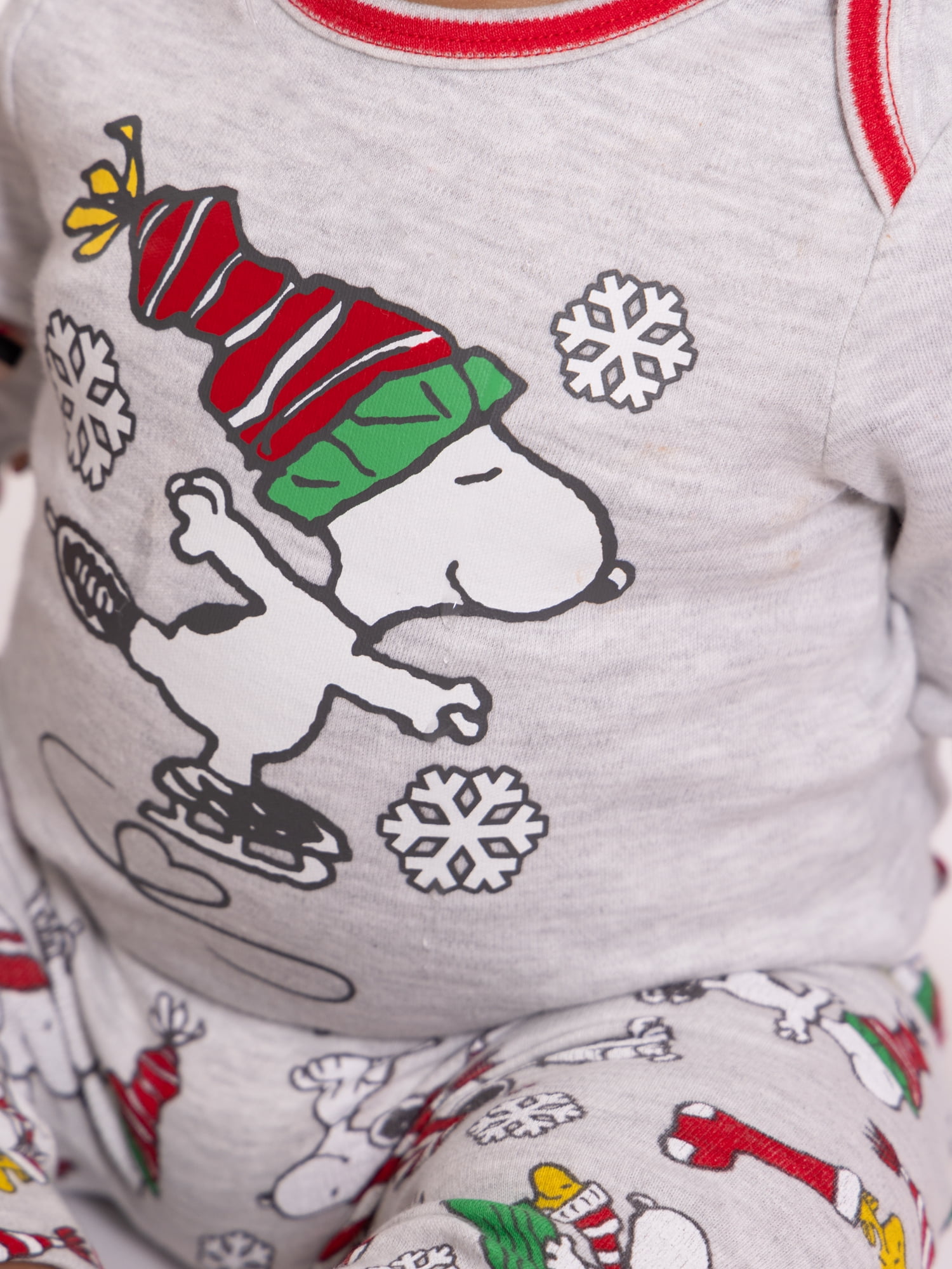 Character Infant Baby Holiday Take Me Home, Bib, Long-Sleeve Bodysuit, and Pants Outfit Set, 3-Piece Sizes Newborn-12 Months