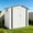 White+Gray, variant on ANYEDDE Outdoor Storage Shed,6x3.6 FT Metal Outdoor Storage Sheds with Lockable Door Compact Tool Shed & Vent,Waterproof Anti-UV Garden Tool House with Metal Frame for Patio,Lawn,Yard,White