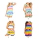 thumbnail image 3 of Advancent Trajes de ropa de dormir coloridos para mujeres con pijamas a rayas cómodos y agradables para la piel para mujeres Traje de baño Color claro SG, 3 of 3