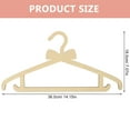 thumbnail image 2 of Raindrops Khaki Wooden Baby Clothes Hanger for Hanging Use Smooth Surface DIY Friendly Practical and, 2 of 8