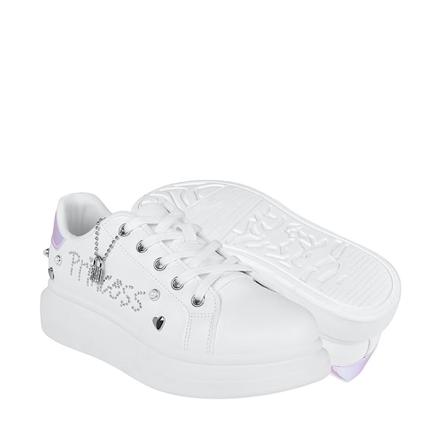 TENIS DAMA BLACK REPUBLIC PS202462733 SIMIPIEL BCO