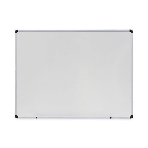 Universal UNV43724 48 in. x 36 in. Modern Melamine Dry Erase Board with Aluminum Frame - White Surface