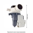 thumbnail image 2 of W11399437 Washer Drain Pump, Washing Machine Drain Pump Parts for Whirlpool Washer WTW6120HC2, WTW5057LW1, WTW5005KW0, 2 of 6