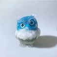 thumbnail image 2 of Mini Owl Ornament Crystal Gravel Handcrafted Figurine, Unique Stylish Compact Versatile Accent Decor Piece, Sentimental Gift Trinket for Interior Living Space Automobile Interior Display, 2 of 7