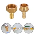 thumbnail image 4 of 10 Pcs Raccord de Tuyau en Laiton, Adaptateur, Filetage Interne F1/2 Ou Filetage Externe Filetage Interne*14 Mingyqi, 4 of 9