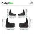 thumbnail image 2 of unique For Toyota Venza Mudflaps 2009 2010 2012 2013 2015 2016 Fender Mudguard Mud Flaps Guard Splash Flap Mudguards Car Accessories, 2 of 5