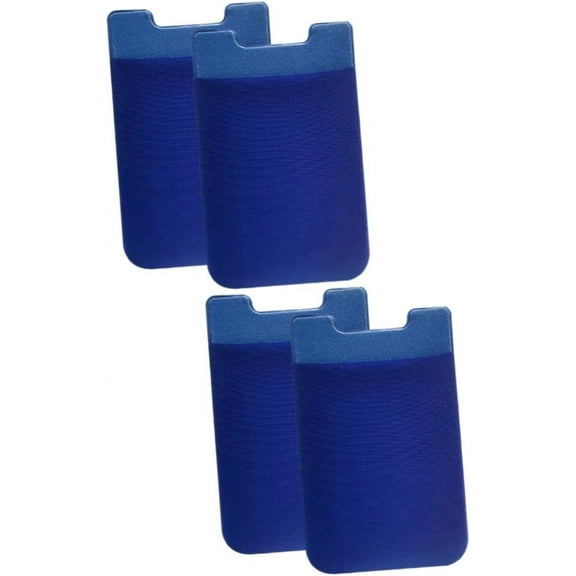 4 pcs Elastic Phone Wallet Cell Phone case Wallet Card Wallets Wallet for Phone case Sticky Credit Holder Stick on Wallet Cell Phone Holder Cellphone Back Wallet Bag Stretch Holder