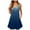 Blue, variant on Summer Dress Saving! Jerdar Plus Size Women Dress Round-Neck Printing Sleeveless Tunic Dresses T-Shirt Dresses Black M