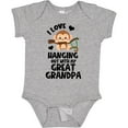 thumbnail image 3 of Inktastic Monkey I Love Hanging out with My Great Grandpa Boys or Girls Baby Bodysuit, 3 of 5