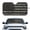 American Flag Camo, variant on Yuyamidu Hippie Flower Car Sunshade for Windshield Large Windshield Visor for SUV Van Hatchback Car Sun Shade Windshield Keep Your Vehicle Cool and Damage Free