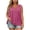 Hot Pink, variant on cocolona Womens Summer Plus Size Tank Tops V Neck Drawstring Sleeveless Oversized Shirts Casual Tunic Solid Color Blouses