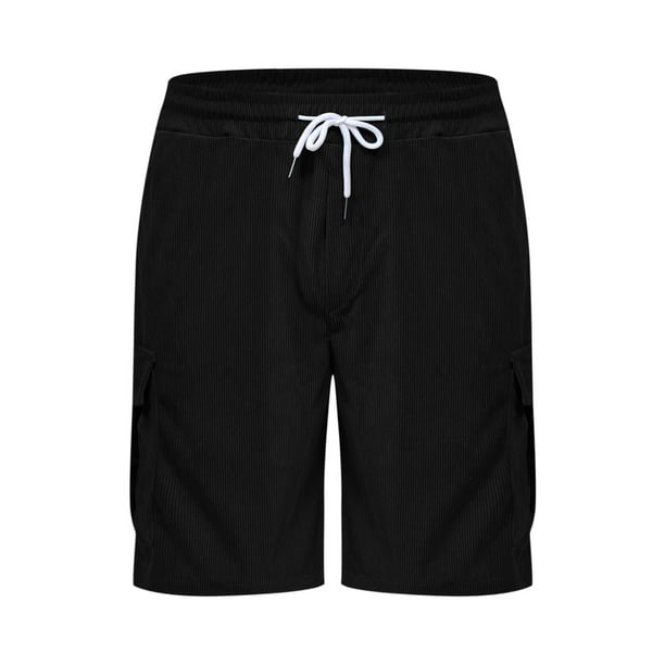 Mens Black Shorts Men'S Stretch Cargo Shorts Mens Corduroy Cargo