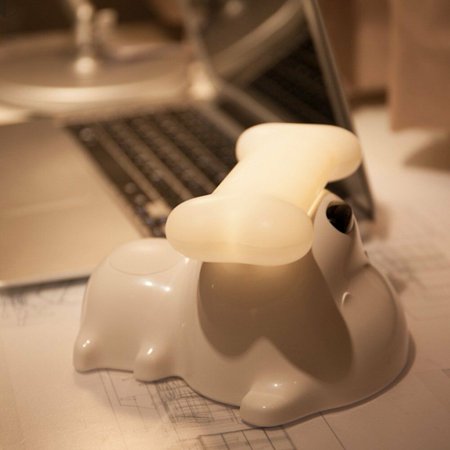 Touch Sensor Dimming Puppy Dog Bedside Lamp/Night Light USB Rechargeable Night LS01957