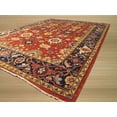 thumbnail image 3 of EORC Rust Hand Knotted Wool Traditional Super Mahal Rug, 8' x 10'-Color:Rust,Material:Wool, 3 of 4