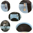 thumbnail image 4 of Cat Carrier,Soft-Sided Pet Travel Carrier for Cats,Dogs Puppy Comfort Portable Foldable Pet Bag Airline Approved (Small Blue), 4 of 5