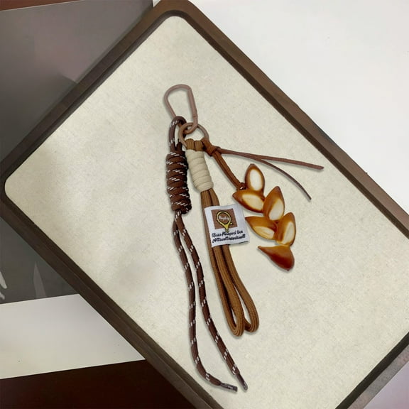 Taicans ‌Deer Antler Bow Iron Keychain Pendant - Cute Christmas Gift,Thanksgiving Present,Bag Charm,Backpack Decor - Durable Metal & Plastic (1PC)‌