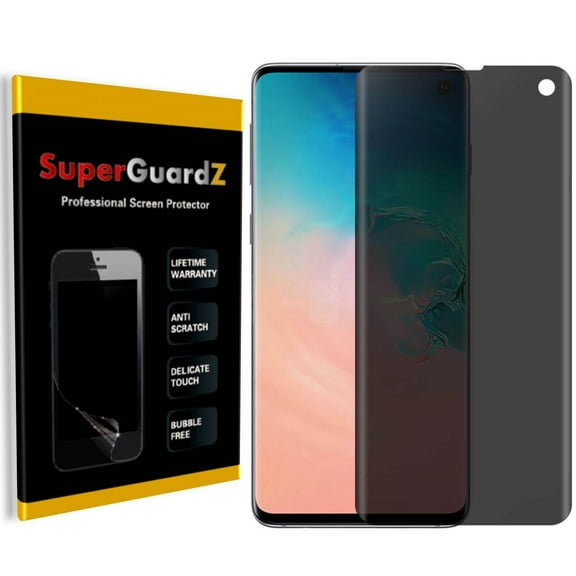 For Samsung Galaxy S10 - SuperGuardZ Privacy Anti-Spy Screen Protector, Anti-Scratch, Anti-Bubble, Anti-Fingerprint