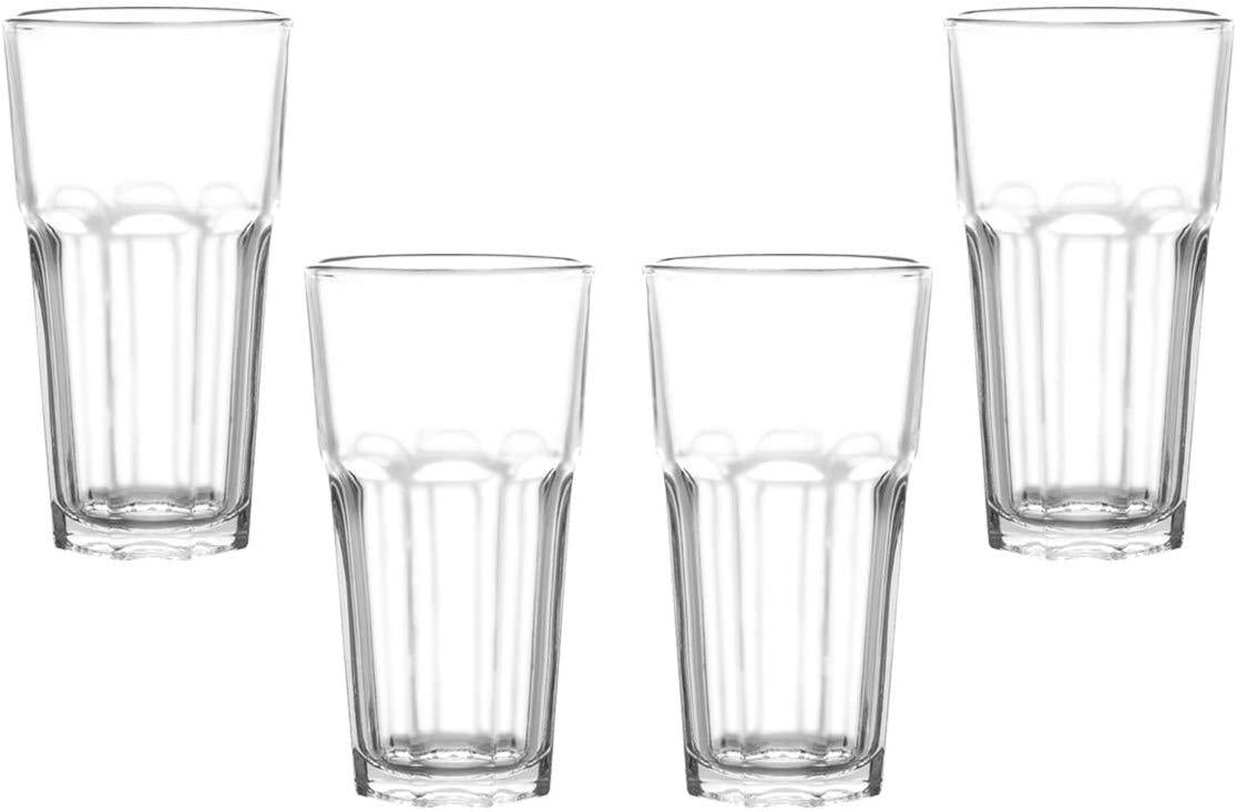 Lisboa Cooler, Stemless Cocktail Glasses 12 Oz, Party Glassware Set of