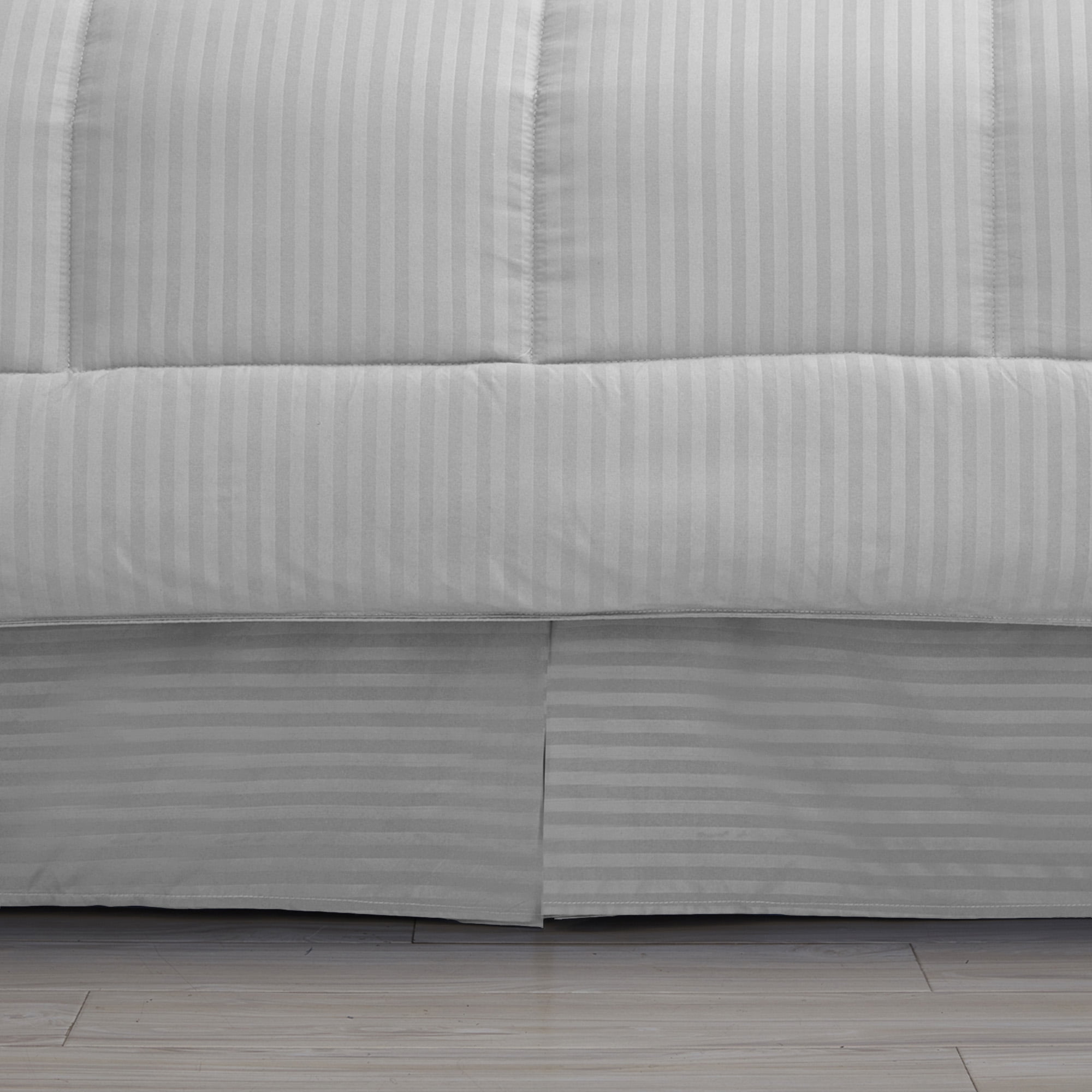 Sweet Home Collection Silver 8 Piece Bed in a Bag Comforter Set with Sheets, Queen