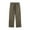 W01-Khaki, variant on JUUYY Men's Lightweight Pull On Zip Fly Drawstring Cargo Pants Elastic Waist Relaxed Fit Solid Color Pockets Gray XXXL