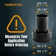 thumbnail image 3 of POWERTEC 2PK 2-1/2- inch OD to 1-1/2-Inch OD Reducer, 70138-P2, 3 of 5