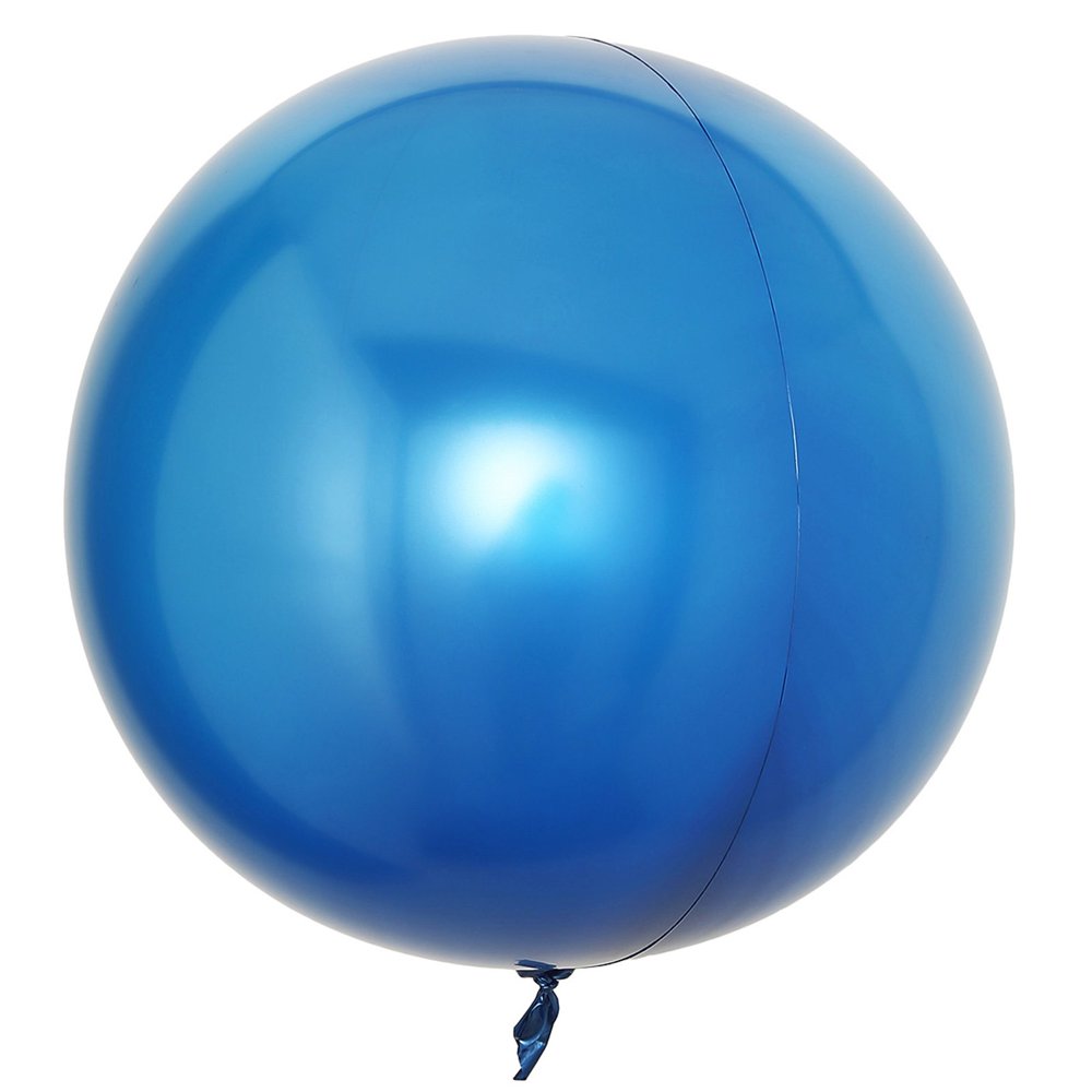 Efavormart 2 Pack 30" Royal Blue Reusable Round Sphere Vinyl Balloons