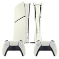 thumbnail image 2 of Skin Sticker for PS5 Slim / Pro / Standard Disc / Digital Edition Console and Controllers Decals for PlayStation 5 Ivory GREEN, 2 of 5