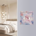 thumbnail image 5 of Dailycode Light Switch Plate Covers 3 Gang Wall Plate Plastics Outlet Covers for Kitchen Home Office Decor Watercolor Bow and Rose Flower, 5 of 8