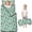 Light Green Christmas, variant on Light Green Christmas Village Pattern Toddler Nap Mats for Kids Preschool,50"x20" Sleeping Mat Bag or Kids,Toddler Sleeping Bag,Toddler Nap Mat or Daycare