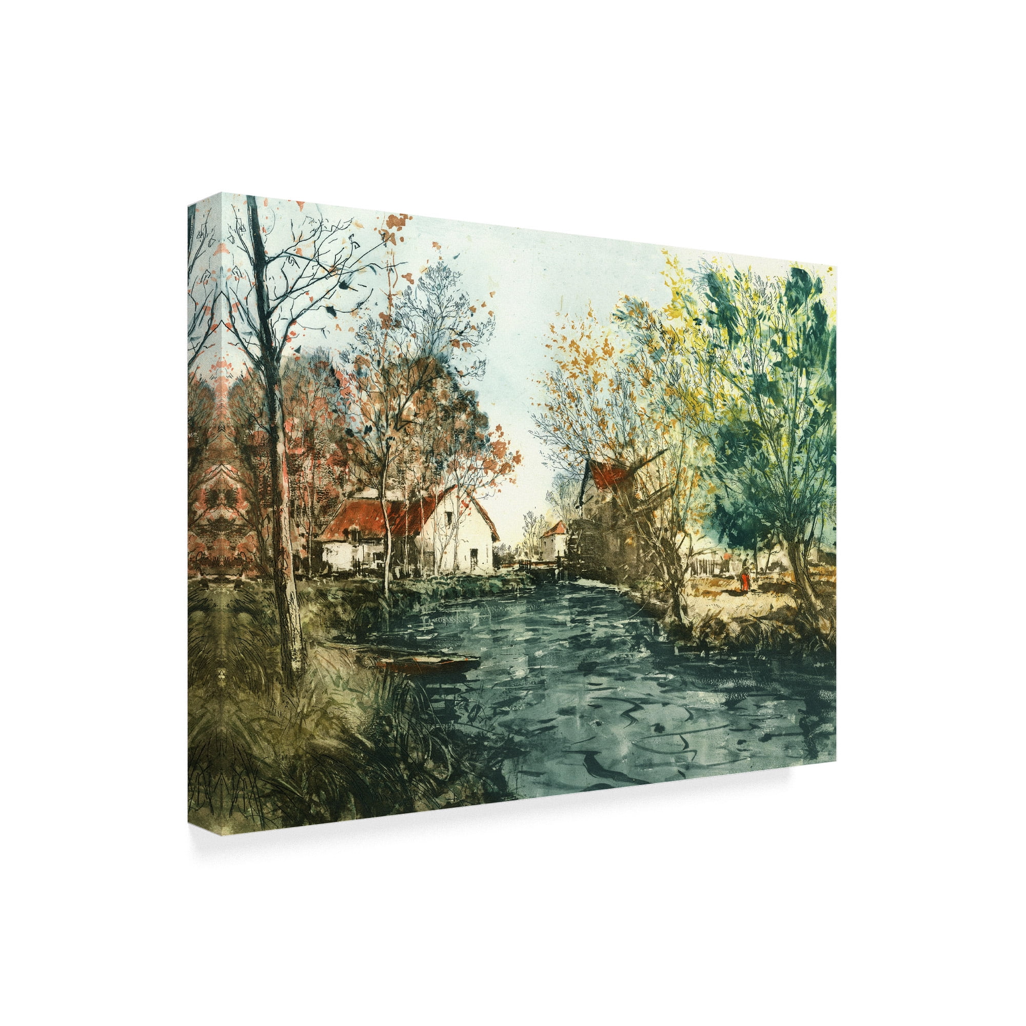 Trademark Fine Art 'Autumn Landscape III' Canvas Art by Vision Studio