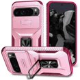 thumbnail image 1 of Funda para GANGXUN Google Pixel 9 Pro XL - Soporte metálico, Función magnética, Rosa, 1 of 5