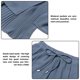 thumbnail image 5 of Jumpingount Pantalones de pierna ancha para mujer, hasta los tobillos, lisos, informales, ajustados, de cintura alta, pantalones elegantes a la Prendas para la parte inferior del cuerpo, 5 of 6