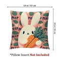 thumbnail image 4 of Pillow Pink Pillow Covers Peep Throw Pillow Covers Black and White Happy Spring Indoor Home Decoration for Sofa Couch Bed, 4 of 7