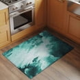 thumbnail image 2 of Teal Green Ombre Clouds Entryway Rug 2'x3'&nbsp; Non Slip Front Door Mats, Modern Abstract Gradient Cloud Entrance Rugs Indoor Outdoor Carpet, Washable Floor Mats Small Area Rug for Bedroom Kitchen, 2 of 8