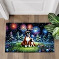 thumbnail image 4 of Happy New Year Boxer Family Cheer Winter Midnight Firework Doormat Boxers Dog Lover Gifts Idea Indoor Outdoor Welcome Mat - 02025, 4 of 5
