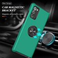 thumbnail image 3 of Galaxy Note 20 5G Case for Samsung Note 20 Case  Grade Shockproof Built-in Ring Holder Kickstand Car Mount  Heavy Duty Protective Case for Galaxy Note 20 Phone Case (Dark Green), 3 of 14
