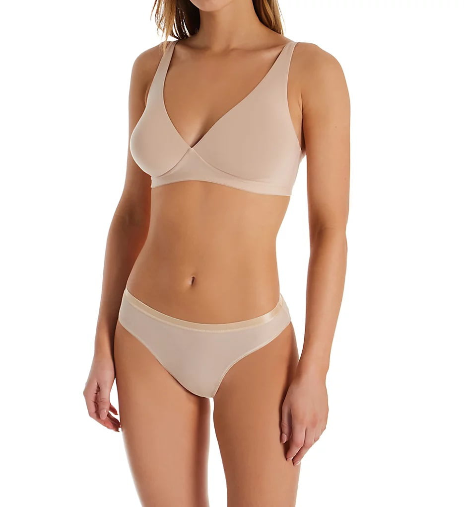 Hanro BEIGE Cotton Sensation Full Busted Soft Cup Bra, US 36 
