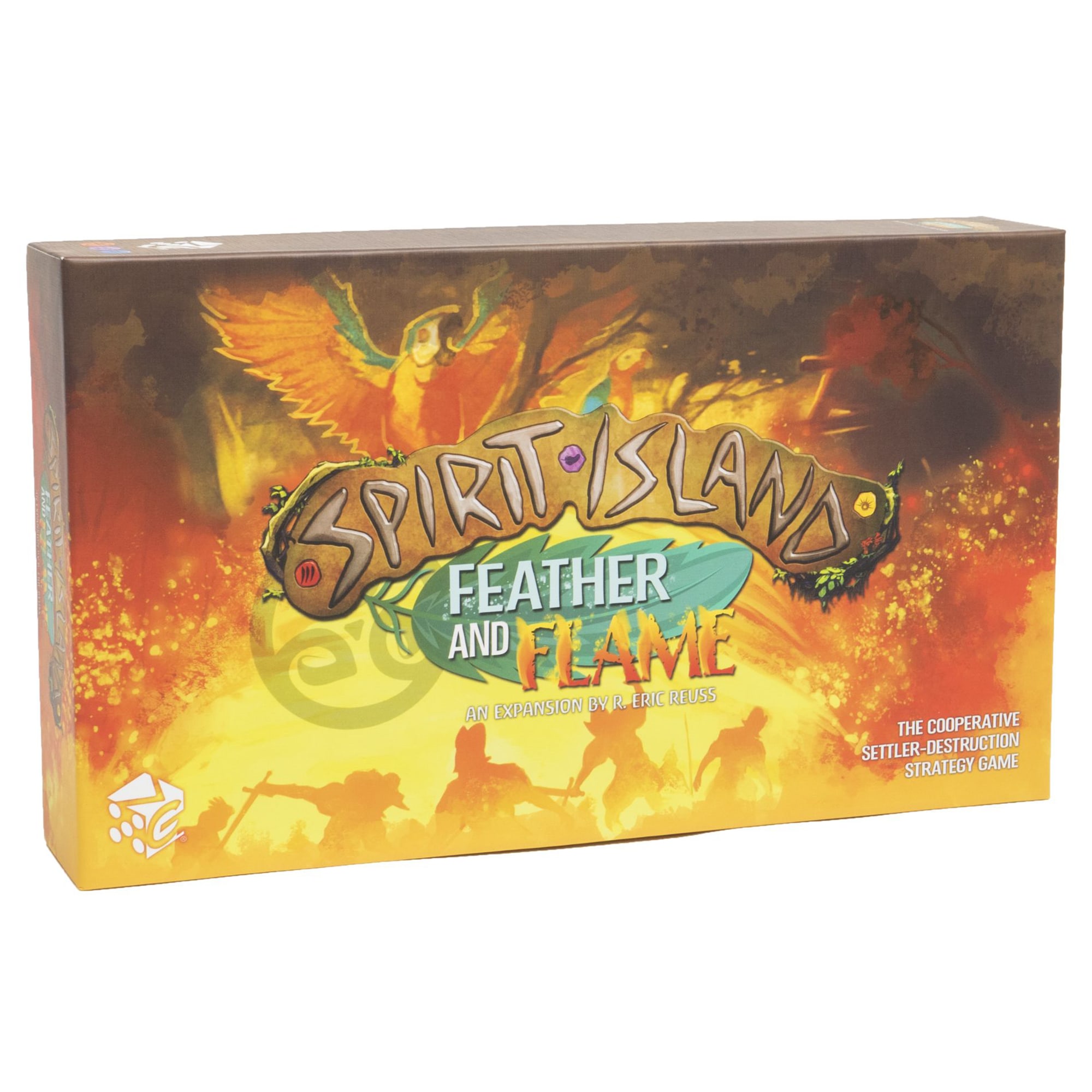 Greater Than Games | Spirit Island: Feather & Flame | Cooperative Strategy Board Game Expansion | 1 to 4 Players | 90+ Minutes | Ages 14+